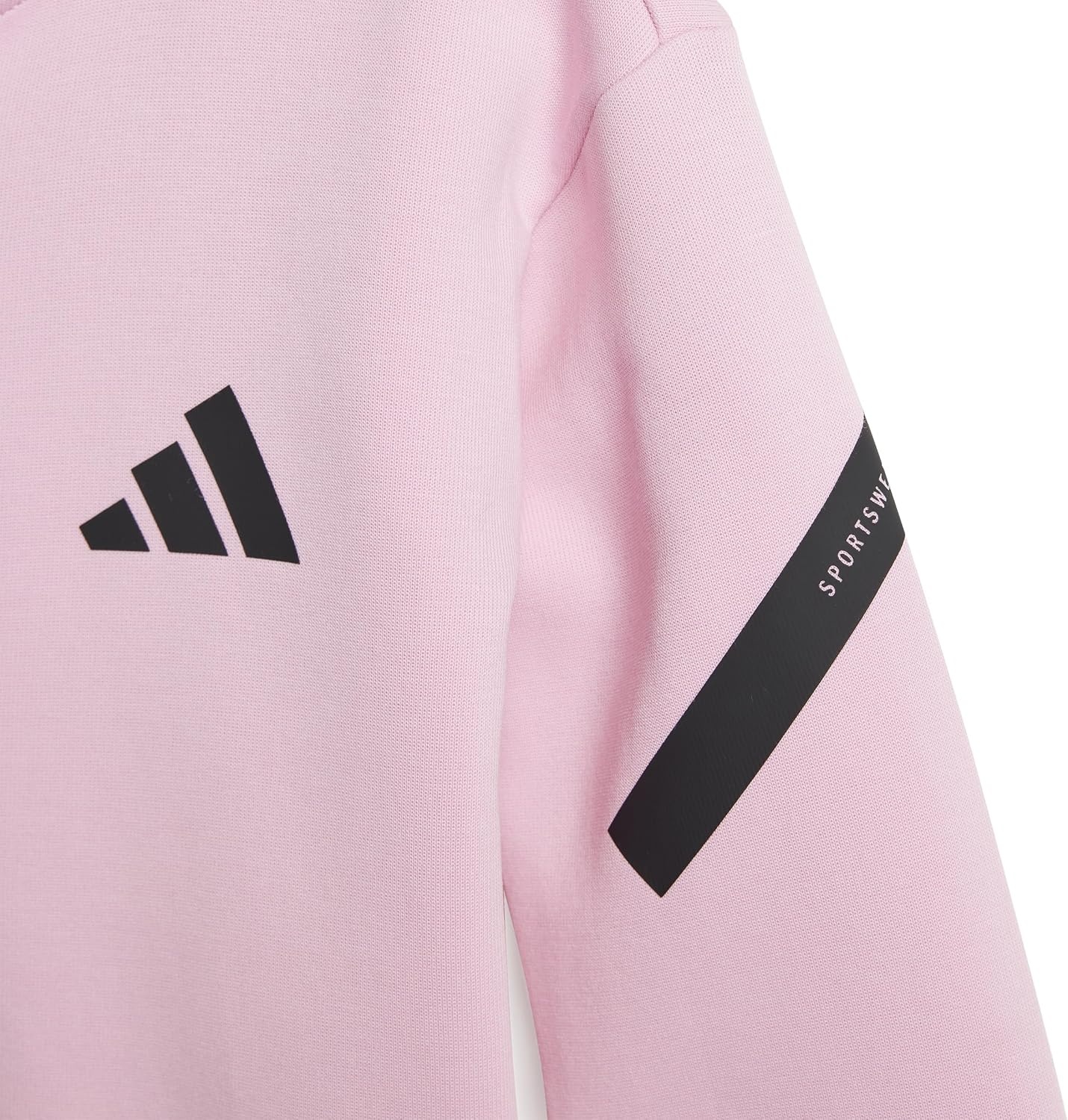 image:imageadidas Unisex Baby Zne Fullzip Hooded OnesieTrue PinkBlack