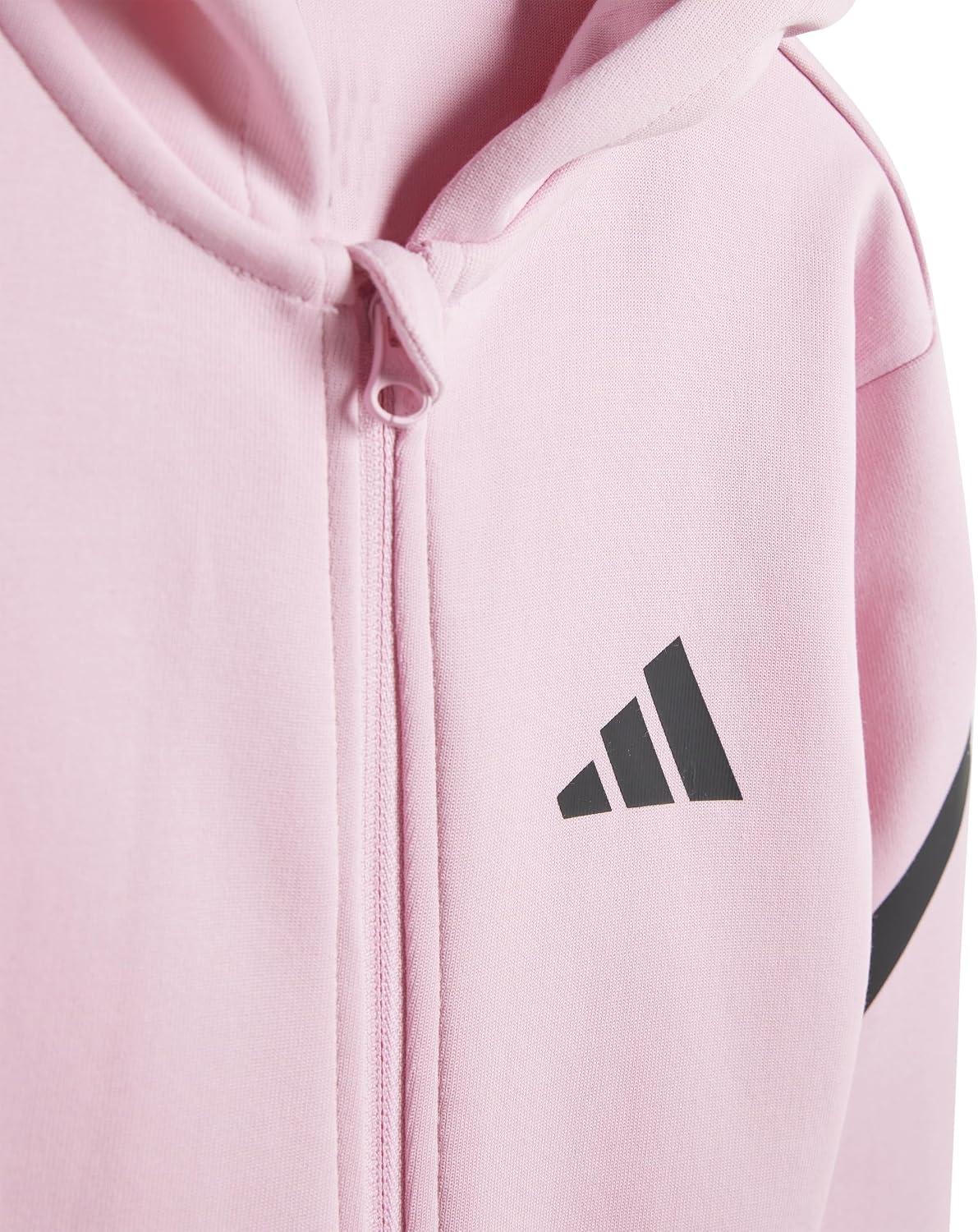 image:imageadidas Unisex Baby Zne Fullzip Hooded OnesieTrue PinkBlack