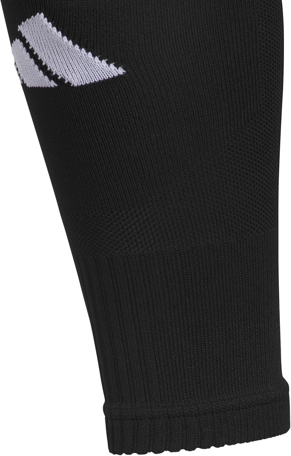 image:imageadidas Unisex Team Speed Soccer Socks or Calf Sleeves 1 Pair OvertheCalfBlackWhite5Sleeve