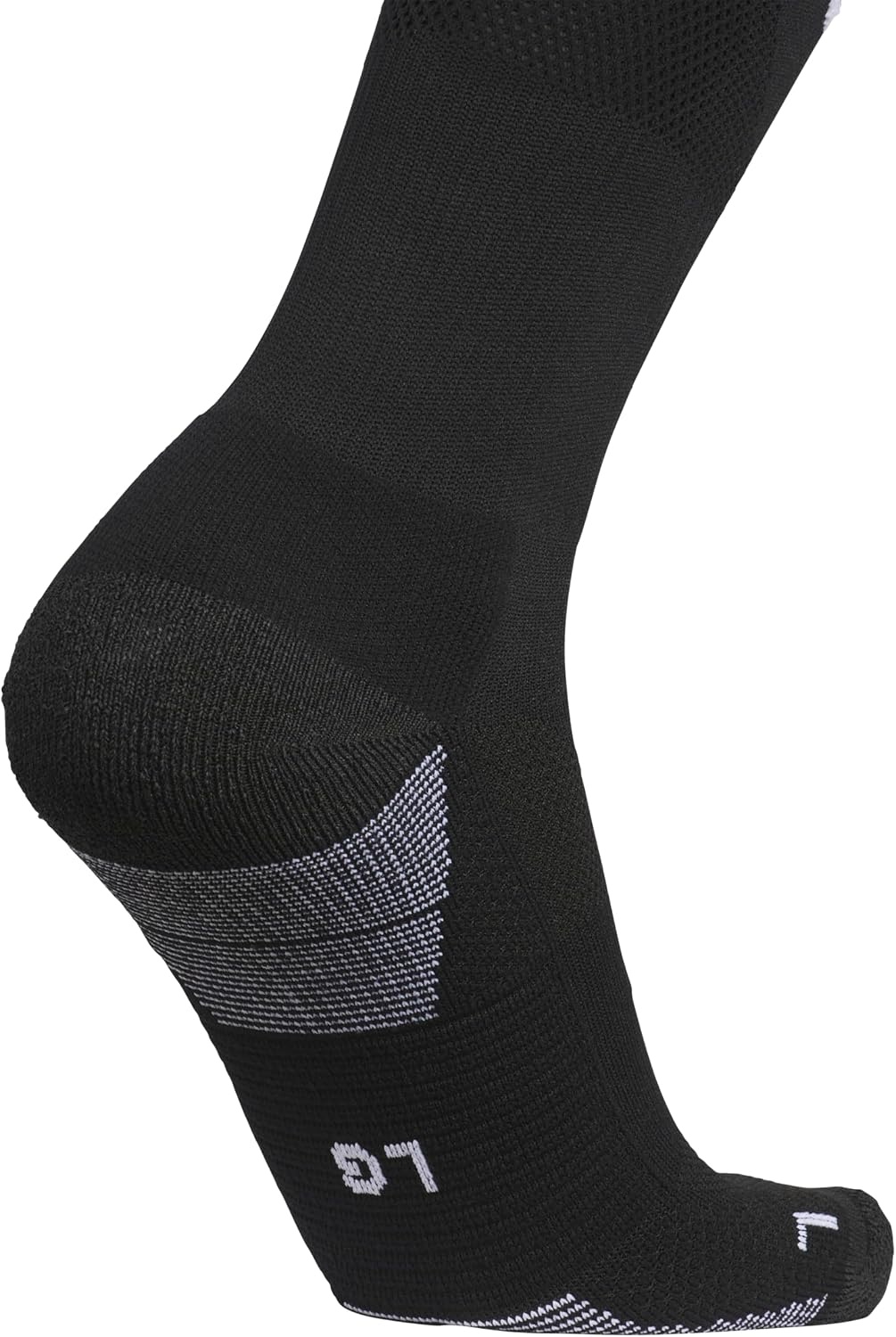 image:imageadidas Unisex Team Speed Soccer Socks or Calf Sleeves 1 Pair OvertheCalfBlackWhite5Sock