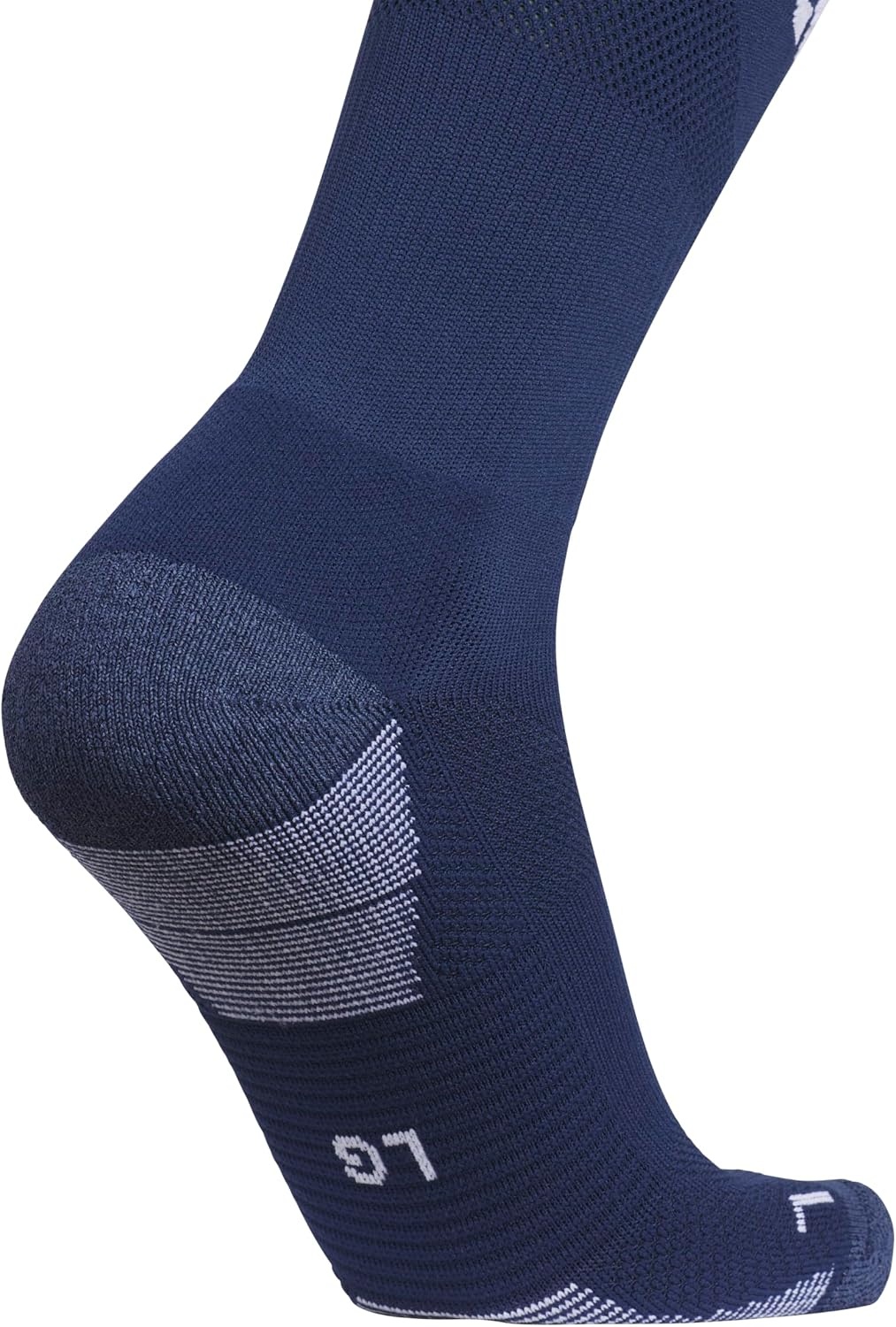 image:imageadidas Unisex Team Speed Soccer Socks or Calf Sleeves 1 Pair OvertheCalfTeam Navy Blue 2White5Sock