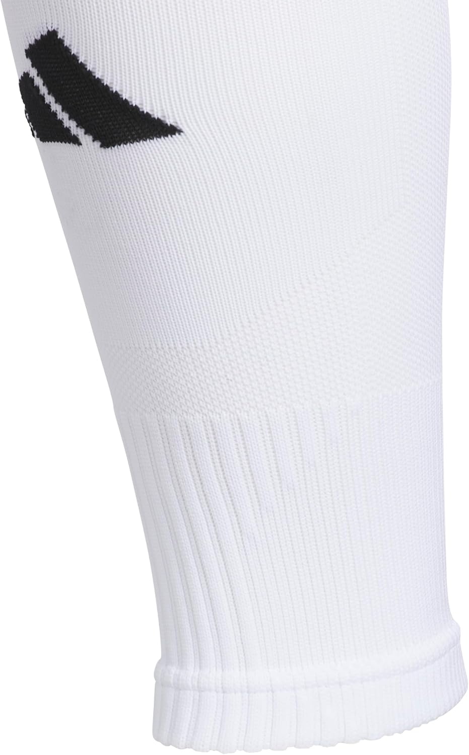 image:imageadidas Unisex Team Speed Soccer Socks or Calf Sleeves 1 Pair OvertheCalfWhiteBlack5Sleeve