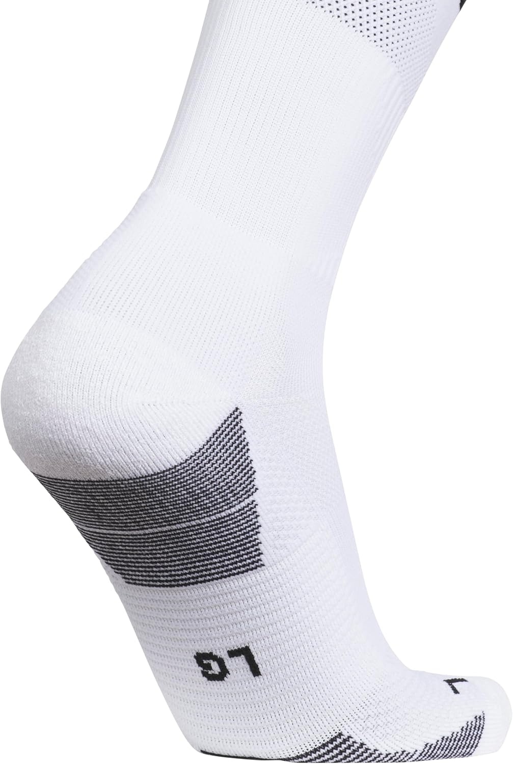image:imageadidas Unisex Team Speed Soccer Socks or Calf Sleeves 1 Pair OvertheCalfWhiteBlack5Sock