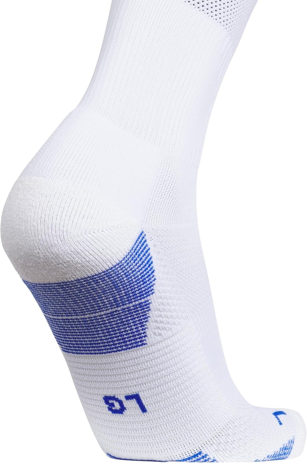 image:imageadidas Unisex Team Speed Soccer Socks or Calf Sleeves 1 Pair OvertheCalfWhiteTeam Royal Blue5Sock