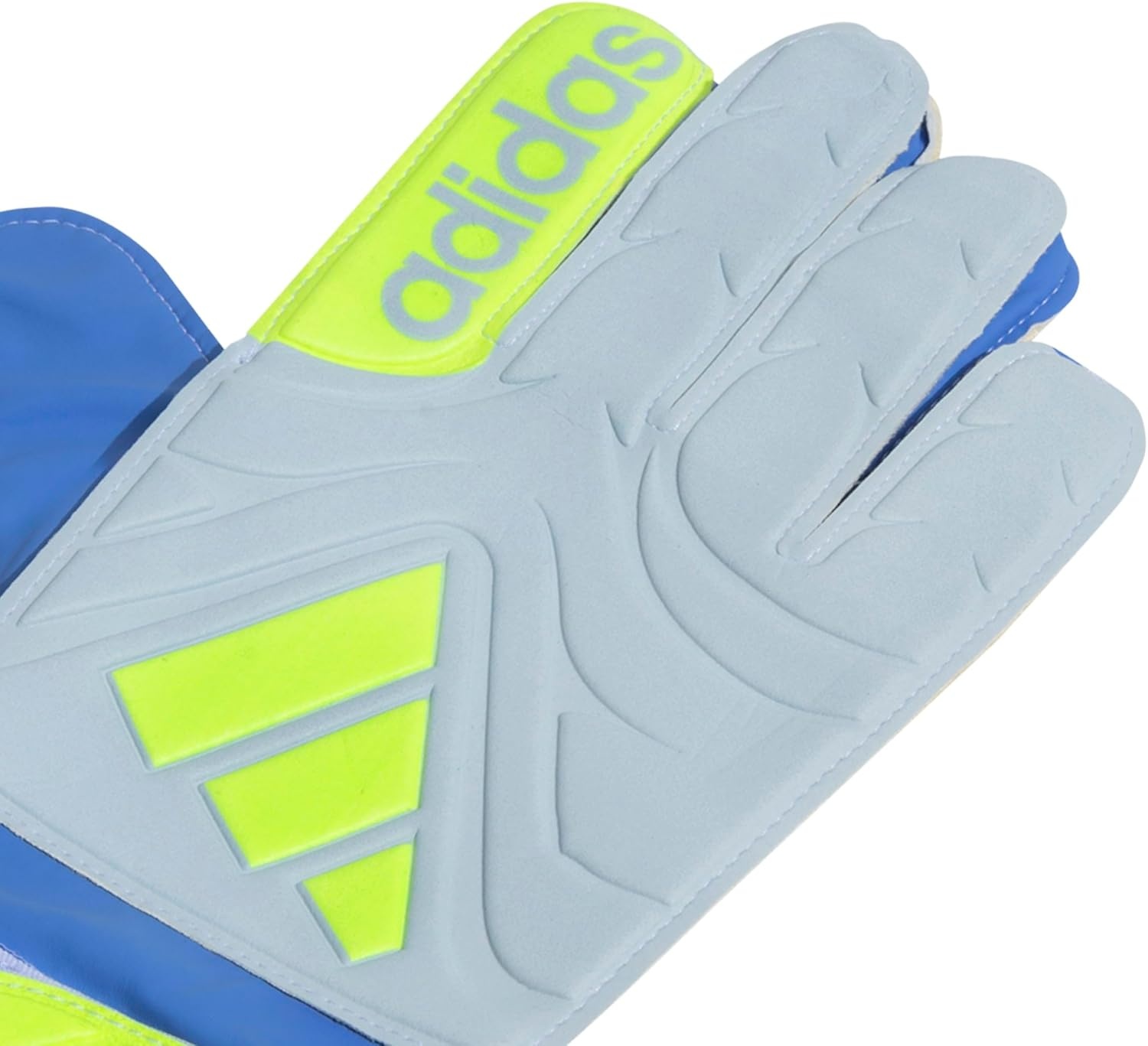 image:imageadidas UnisexAdult Copa Club Goalie Soccer GlovesBlue FusionHalo BlueLucid Lemon