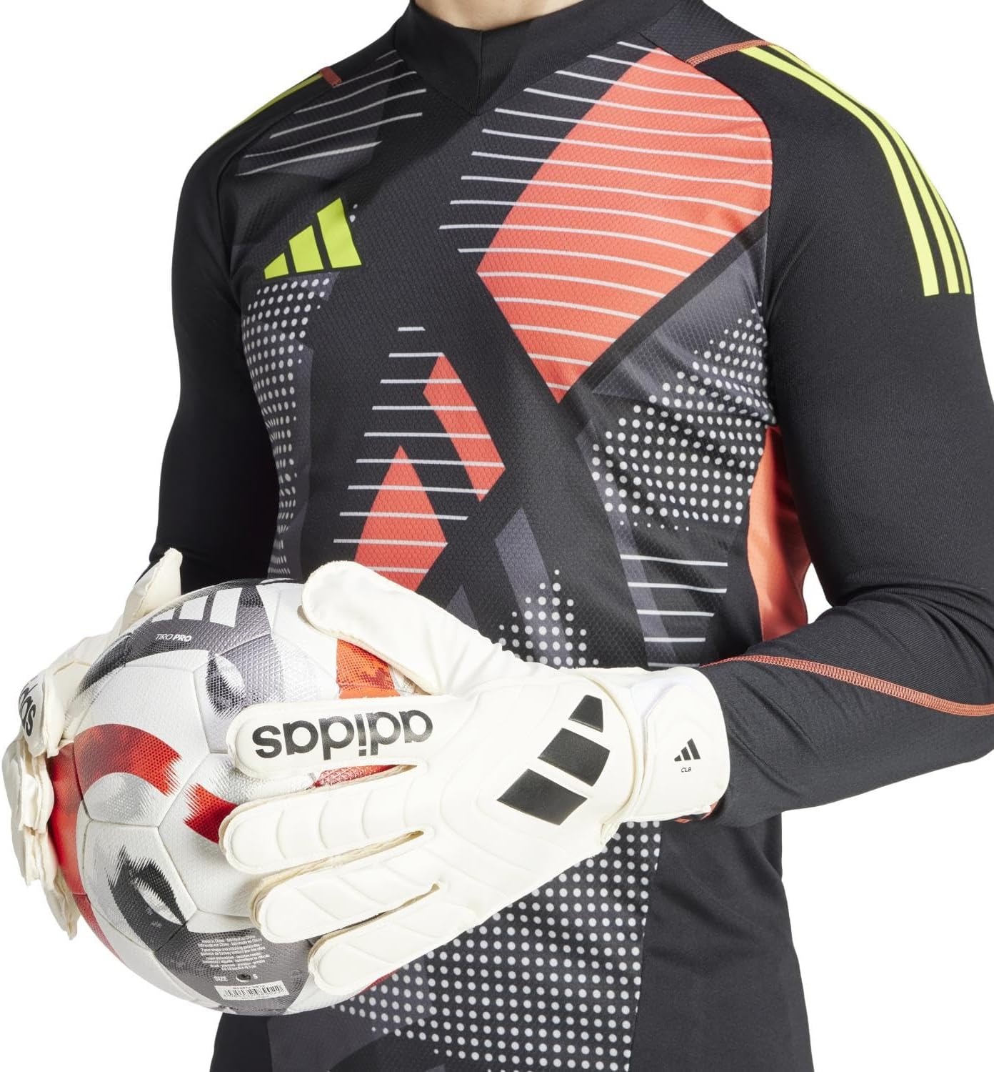 image:imageadidas UnisexAdult Copa Club Goalie Soccer GlovesIvoryBlack