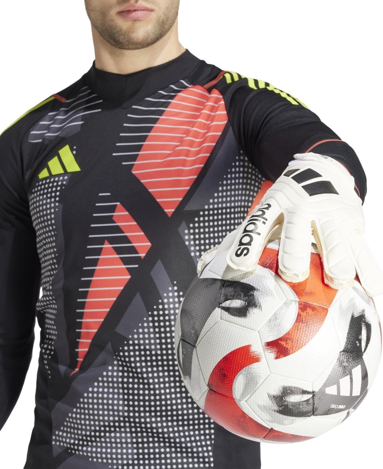 image:imageadidas UnisexAdult Copa Club Goalie Soccer GlovesIvoryBlack