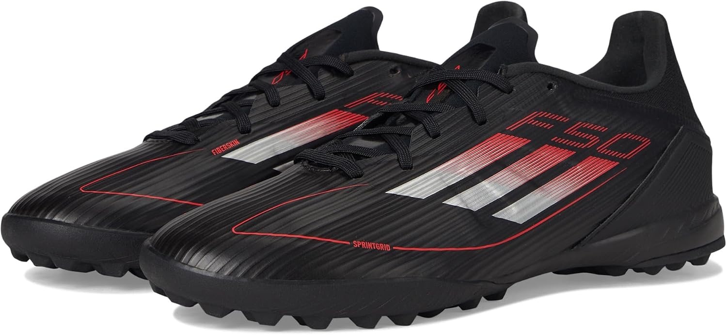 image:imageadidas UnisexAdult F50 League TurfBlackIron MetallicLucid Red