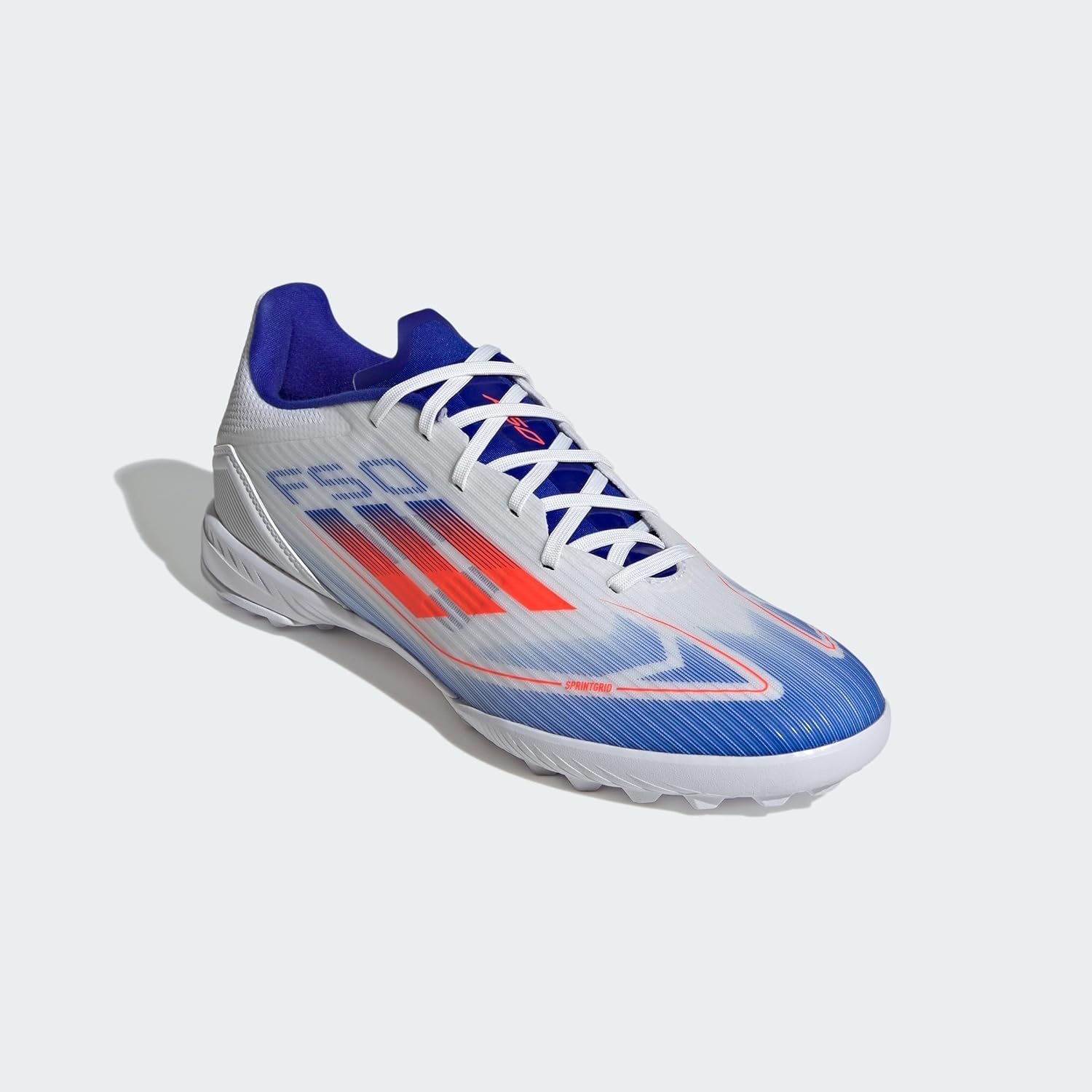 image:imageadidas UnisexAdult F50 League TurfCloud White Solar Red Lucid Blue