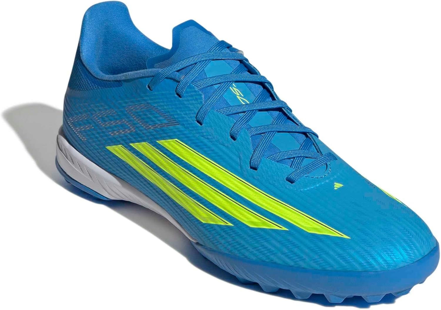 image:imageadidas UnisexAdult F50 League TurfLucid Ray BlueTeam Solar YellowLucid Aquamarine