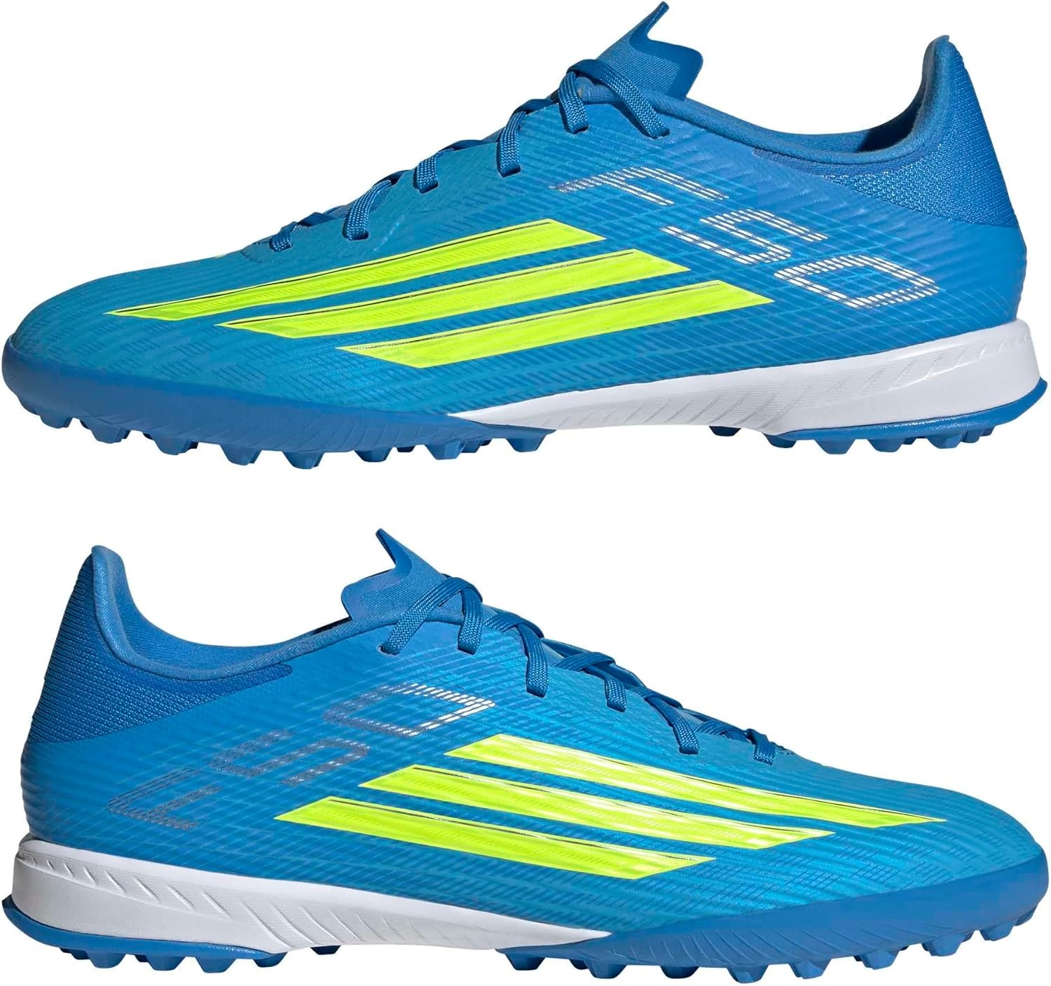 image:imageadidas UnisexAdult F50 League TurfLucid Ray BlueTeam Solar YellowLucid Aquamarine