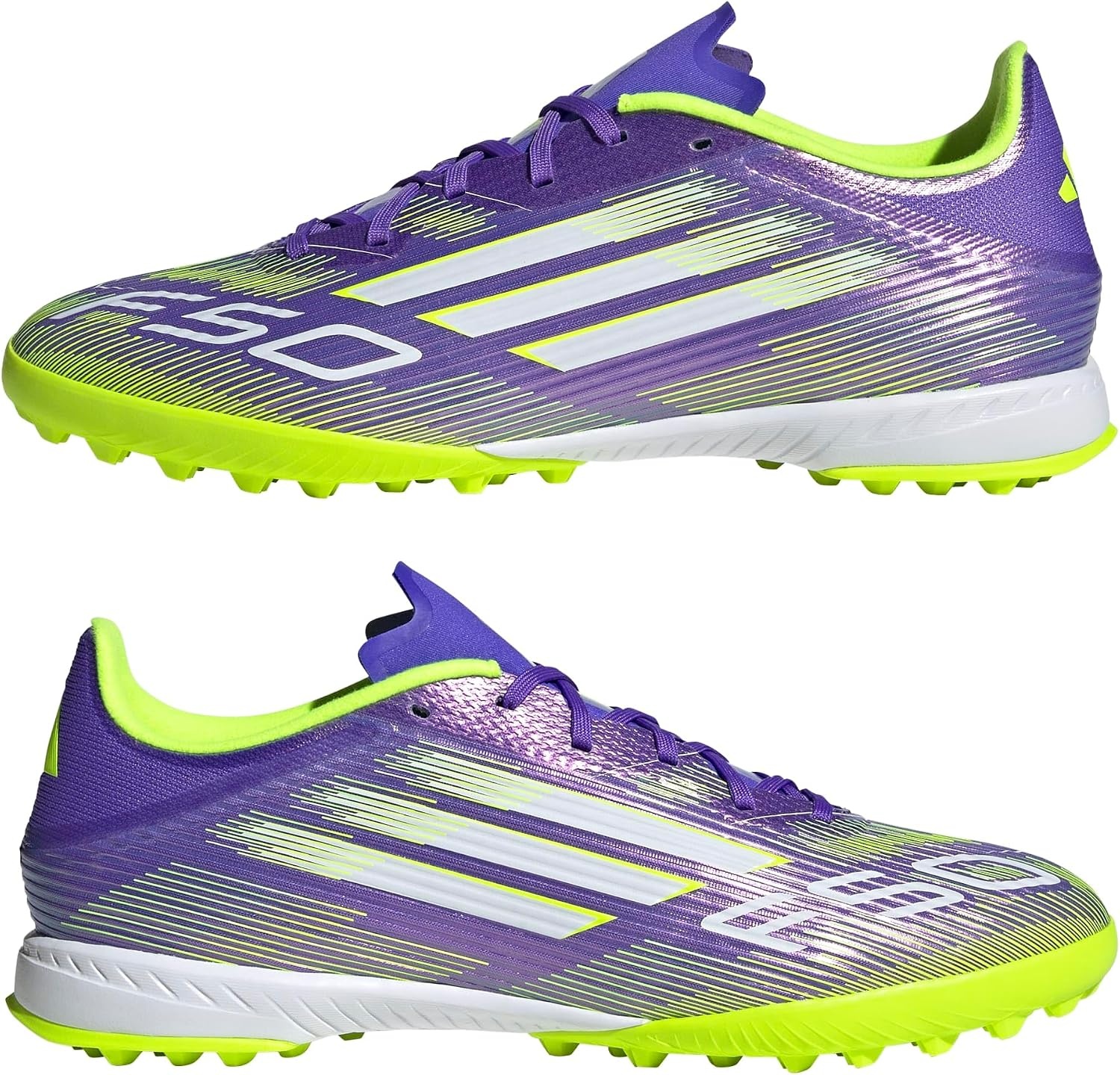 image:imageadidas UnisexAdult F50 League TurfPurple RushWhiteLucid Lemon