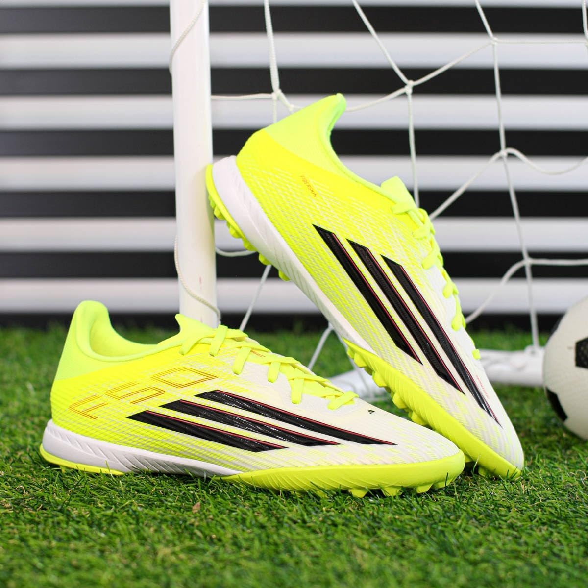 image:imageadidas UnisexAdult F50 League TurfTeam Solar YellowBlackLucid Red