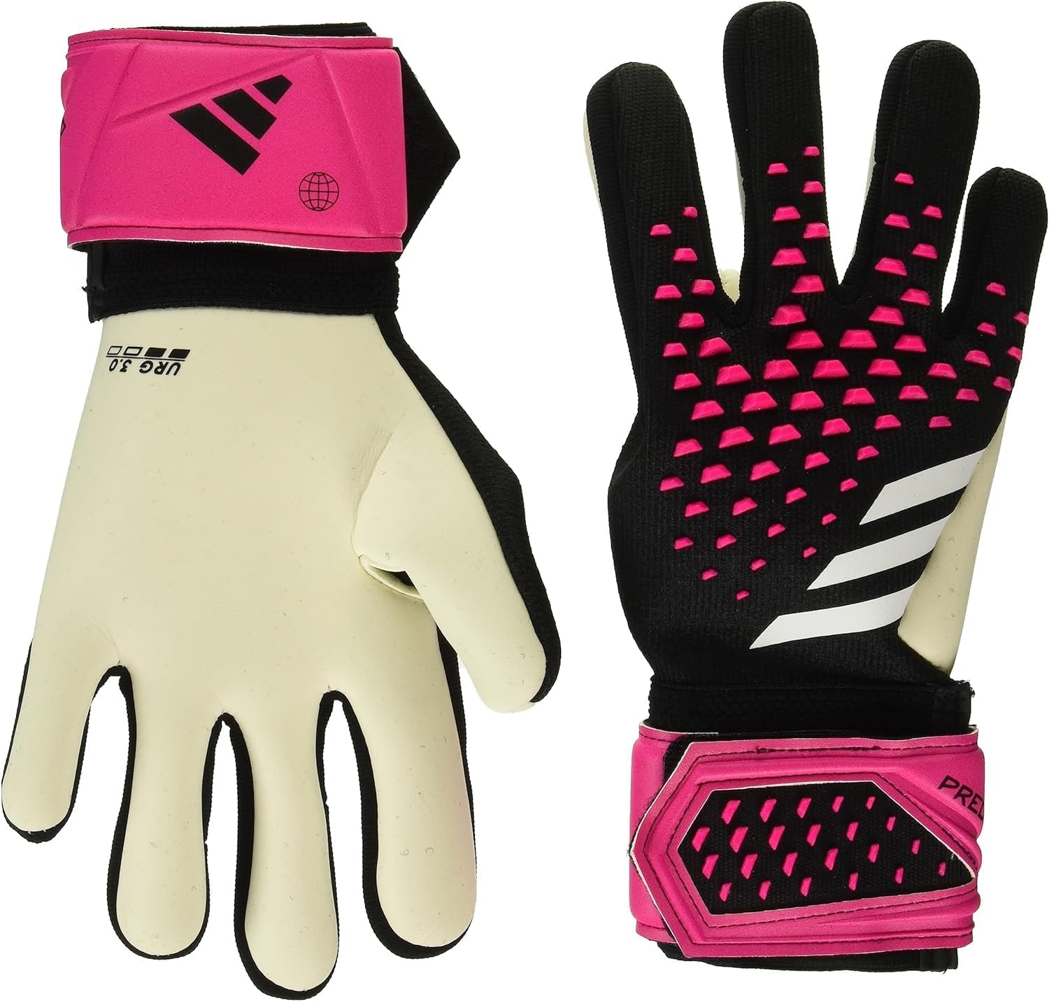image:imageadidas UnisexAdult League Goalie Predator GlovesBlackShock PinkCollegiate PurpleWhite