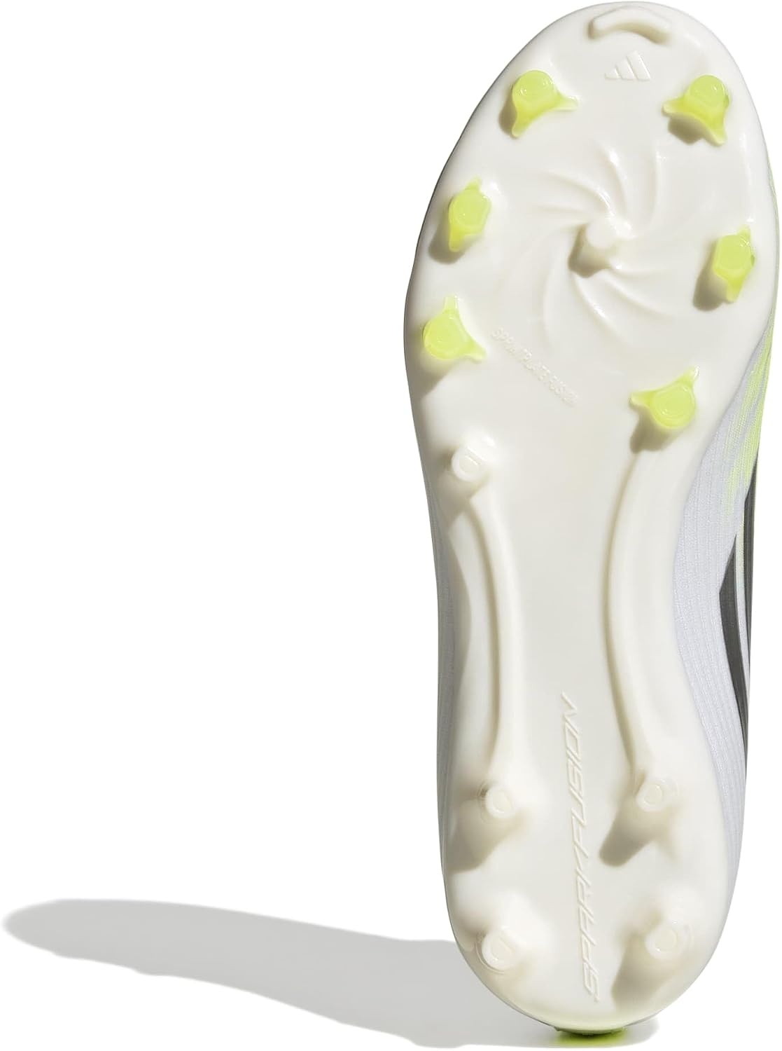 image:imageadidas UnisexChild F50 Sparkfusion League Mid Cut Firm GroundArti SneakerWhiteIron MetallicYellow