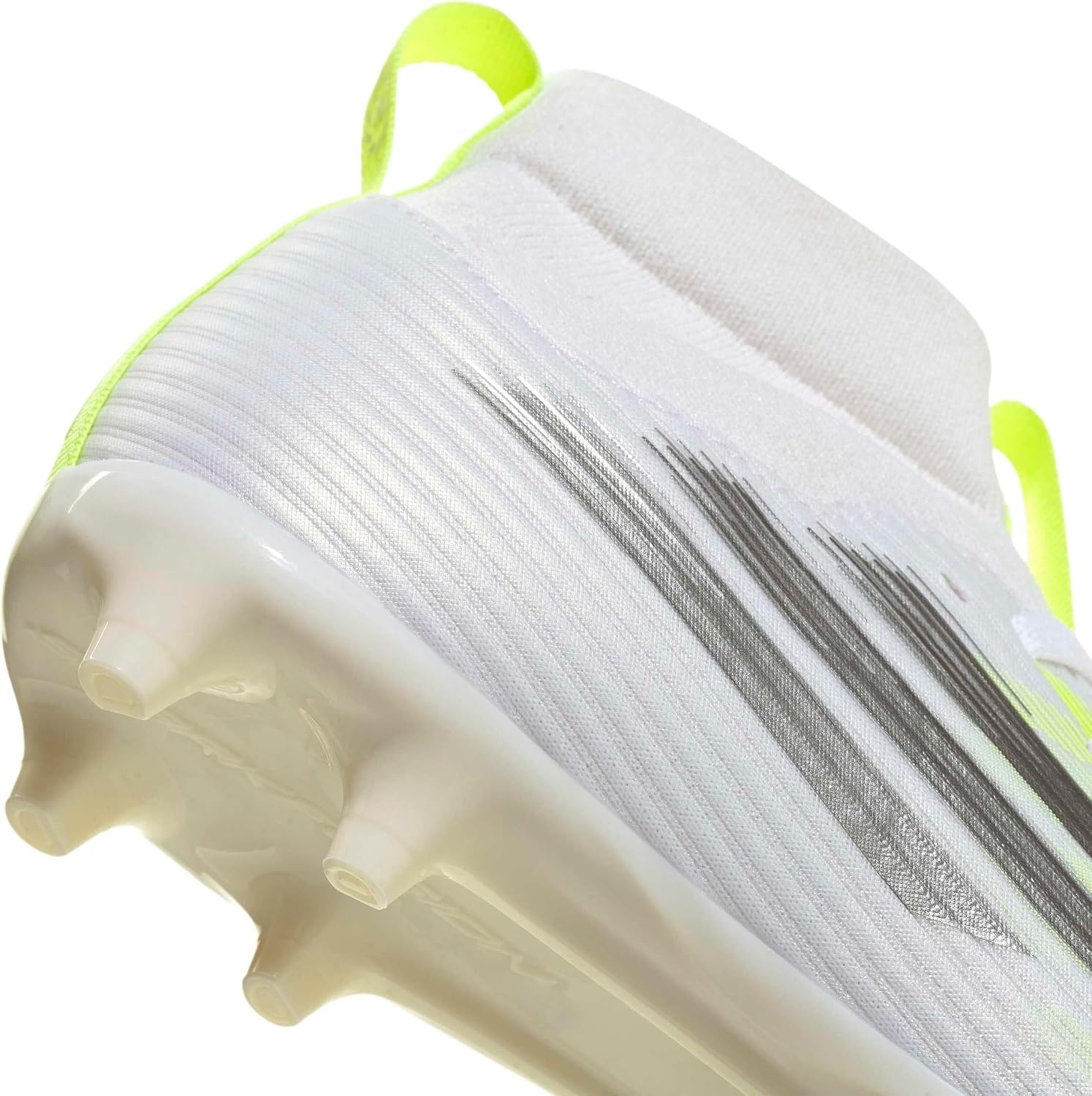 image:imageadidas UnisexChild F50 Sparkfusion League Mid Cut Firm GroundArti SneakerWhiteIron MetallicYellow