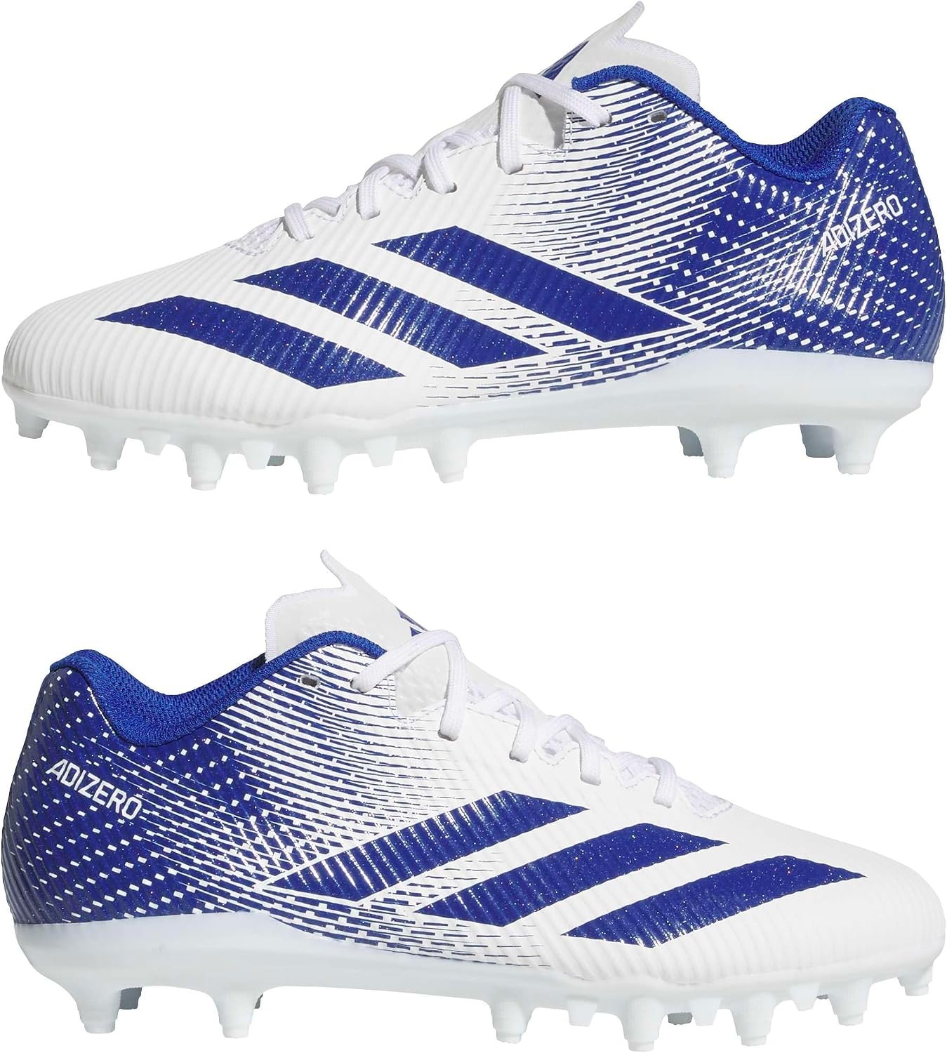 image:imageadidas UnisexKids Adizero Electric 20 II American FootballWhiteTeam Royal BlueWhite