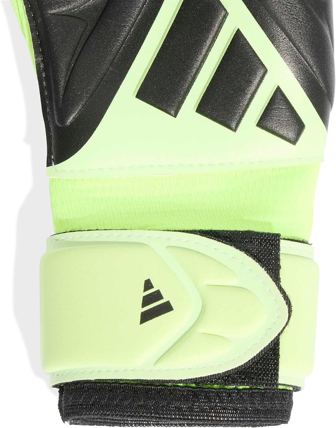 image:imageadidas UnisexKids Copa League Goalie Soccer GlovesBlackBlackLucid Lemon