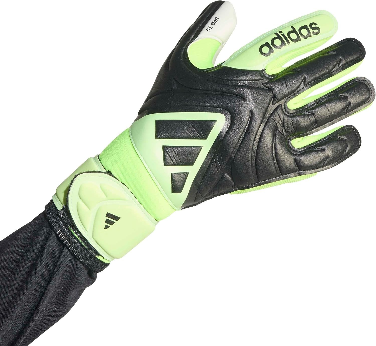 image:imageadidas UnisexKids Copa League Goalie Soccer GlovesBlackBlackLucid Lemon