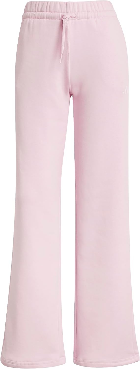 image:imageadidas Womens Essentials Small Logo FeelCozy Open Hem PantsClear PinkWhite