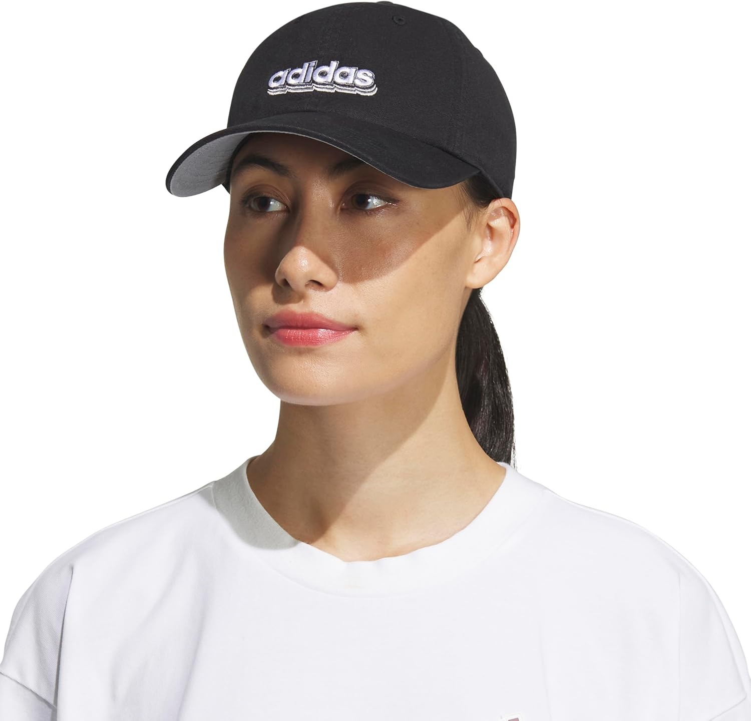 image:imageadidas Womens Saturday 20 Graphic HatBlackOnix GreyGrey20Graphic