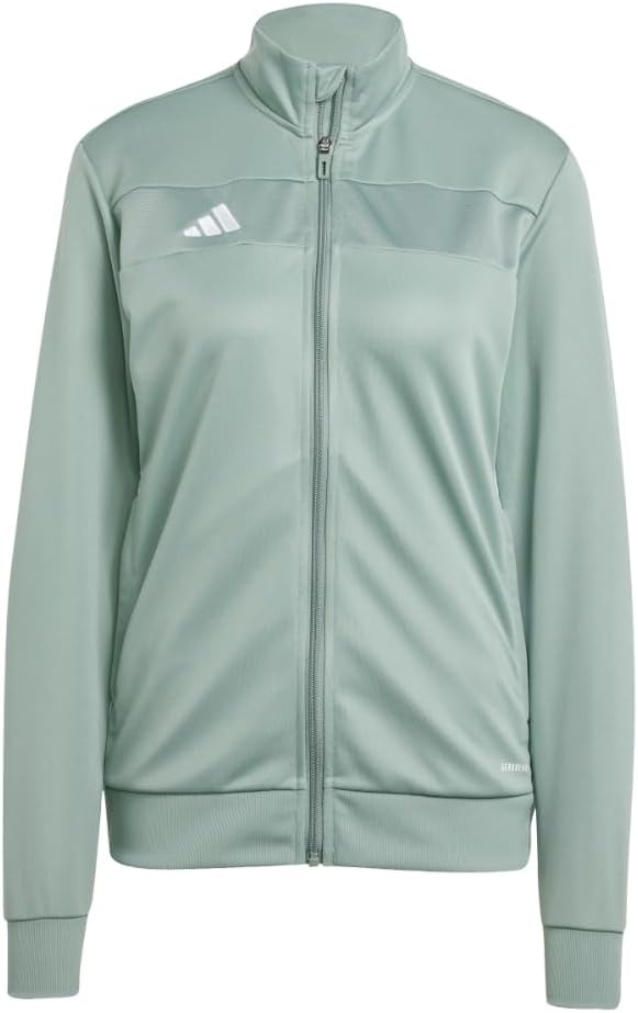 image:imageadidas Womens Tiro Essentials Training JacketSilver GreenWhite