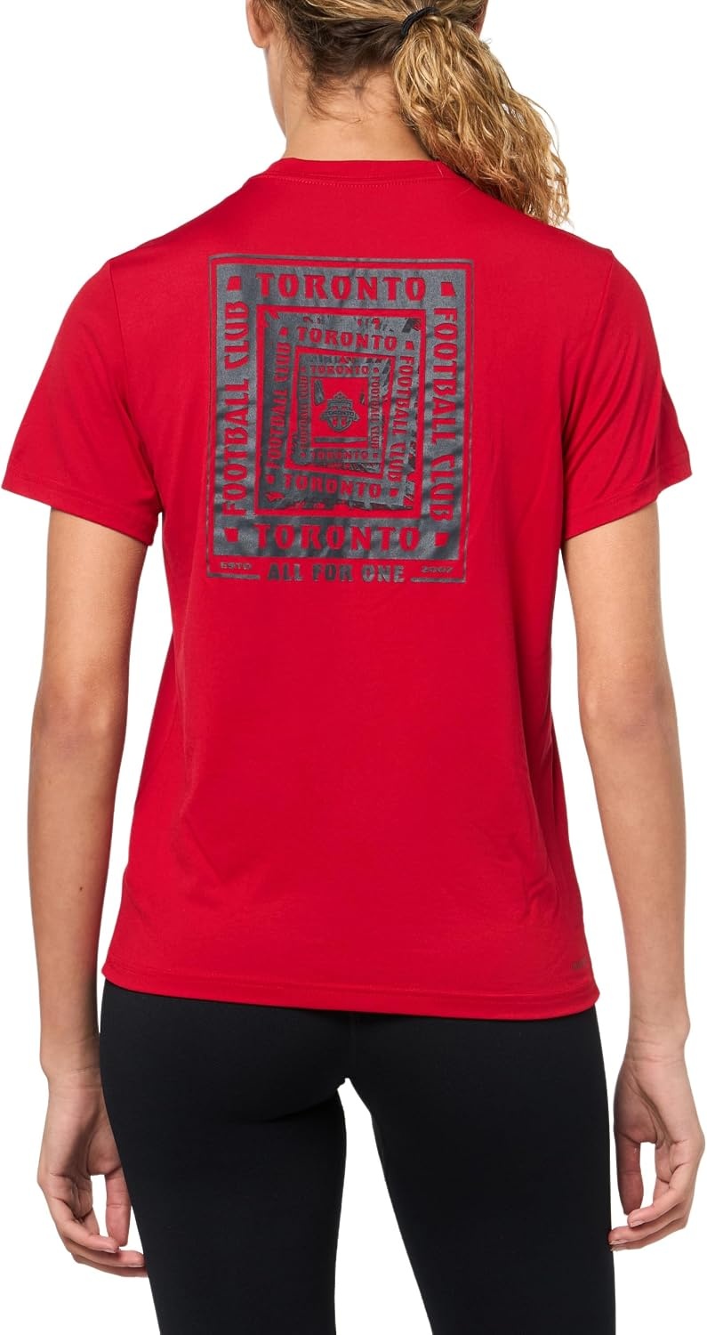 image:imageadidas Womens Toronto FC Local Warp PreGame Short Sleeve TShirtTeam Power RedToronto Fc