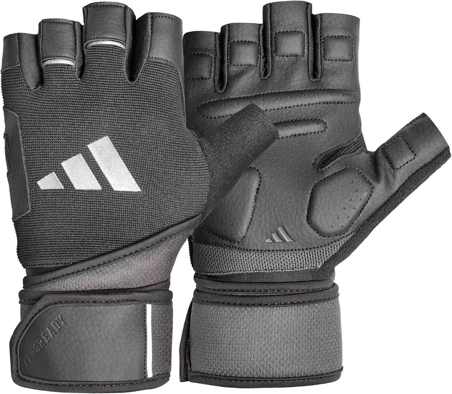 image:imageadidas Wrist Wrap Training amp Weightlifting Gloves Fingerless Workout GlovesXLarge