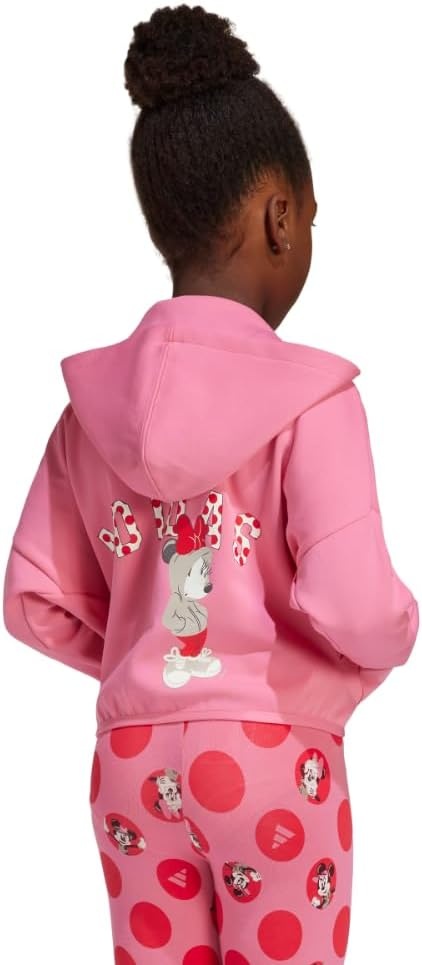 image:imageadidas girls Disney Minnie Mouse Track TopPink FusionMulticolorPure Ruby