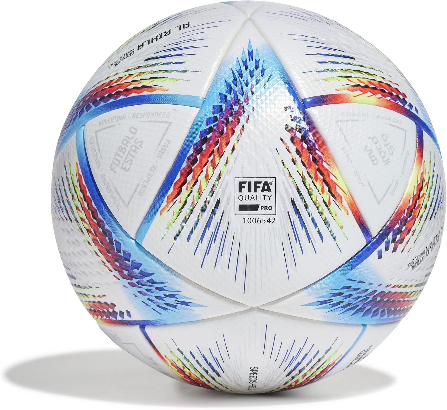 image:imageadidas unisexadult FIFA World Cup Qatar 2022 Al Rihla Pro Soccer BallWhitePantone