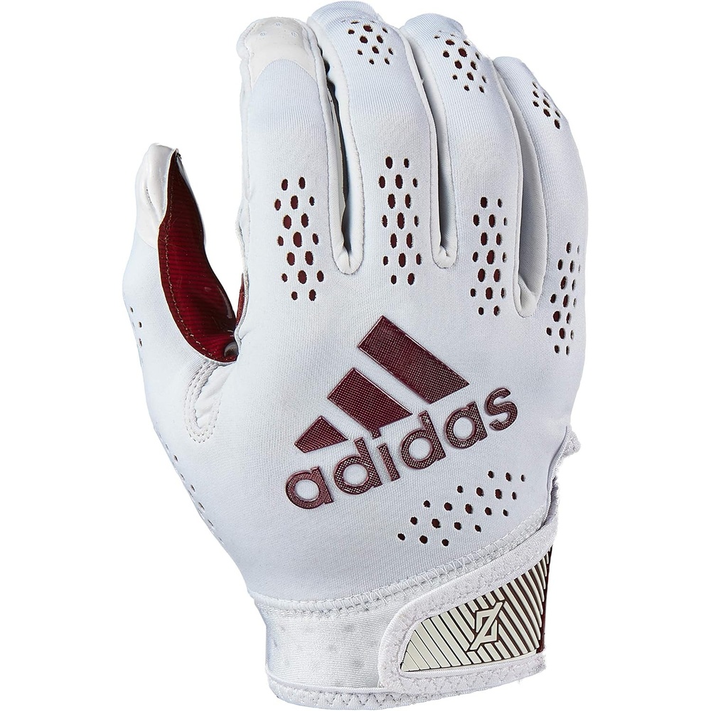 image:imageAdidas Adizero 11 Adult Football Receiver Glove Multiple Colors amp SizesWhiteMaroon