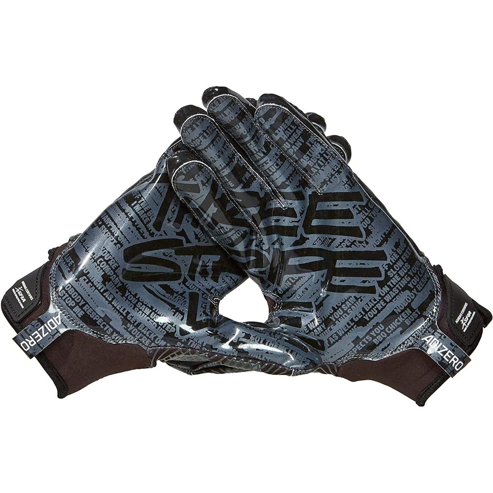 image:imageAdidas Adizero 80 Youth 3 Stripe Life Receiver Football Gloves Premium Football Gear and EquipmentBlackBlack
