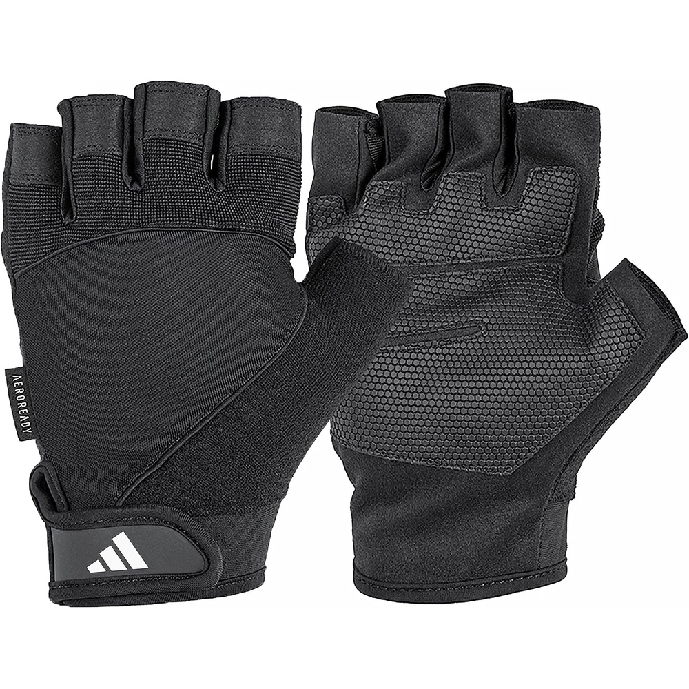 image:imageAdidas Aeroready Performance Weightlifting Gloves Fingerless Workout GlovesBlack