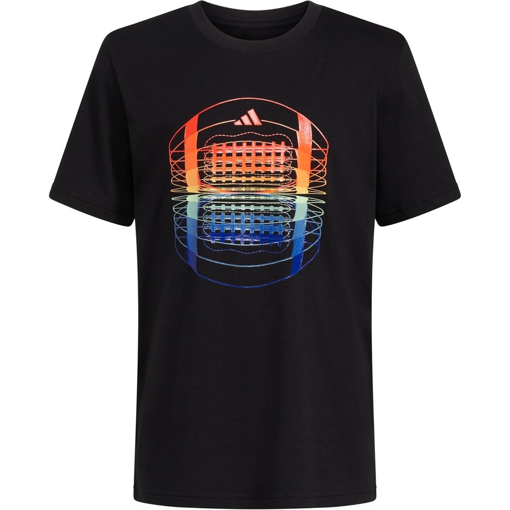 image:imageAdidas Boys Short Sleeve TShirt Sports Graphic Tee ShirtBlack Football Graphic