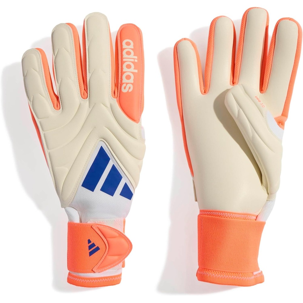 image:imageAdidas Copa League Goalie GlovesOff WhiteLucid BlueSignal CoralLeague