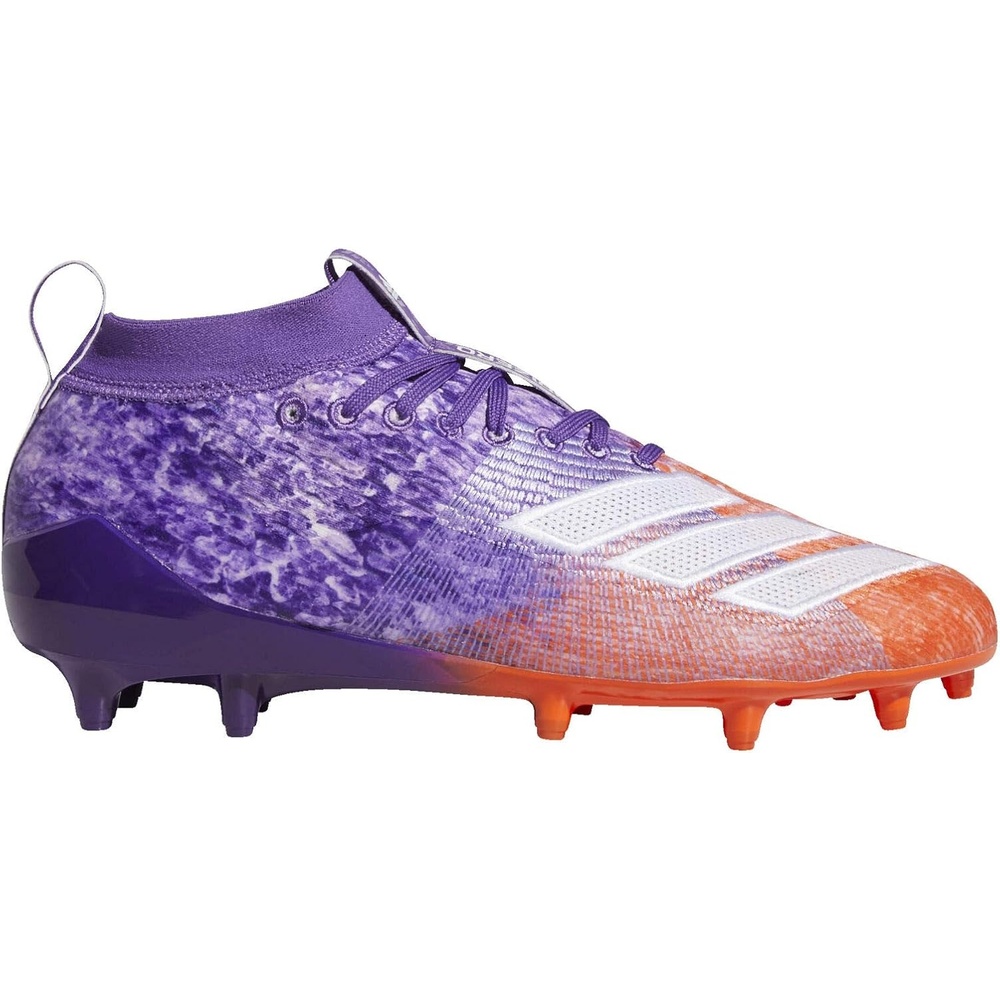 image:imageAdidas Mens Adizero Electric1 American FootballActive PurpleCloud WhiteTrue Orang