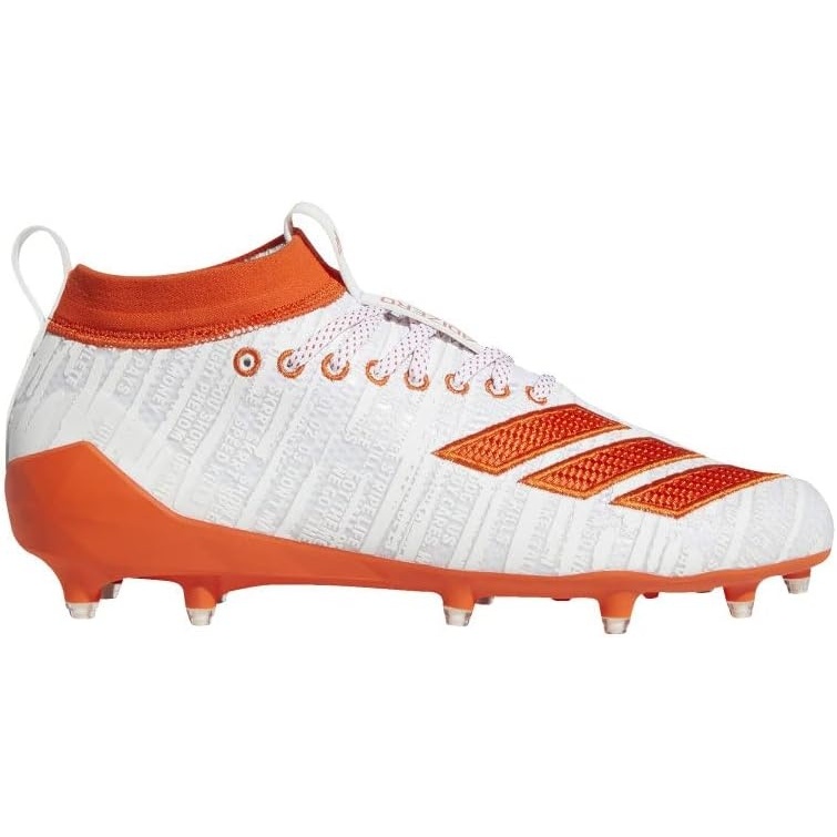 image:imageAdidas Mens Adizero Electric1 American FootballCloud WhiteCollegiate OrangeColleg