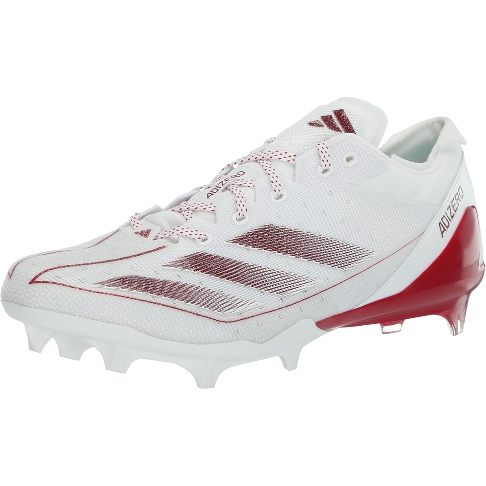 image:imageAdidas Mens Adizero Electric1 American FootballWhiteTeam Power RedWhite2024