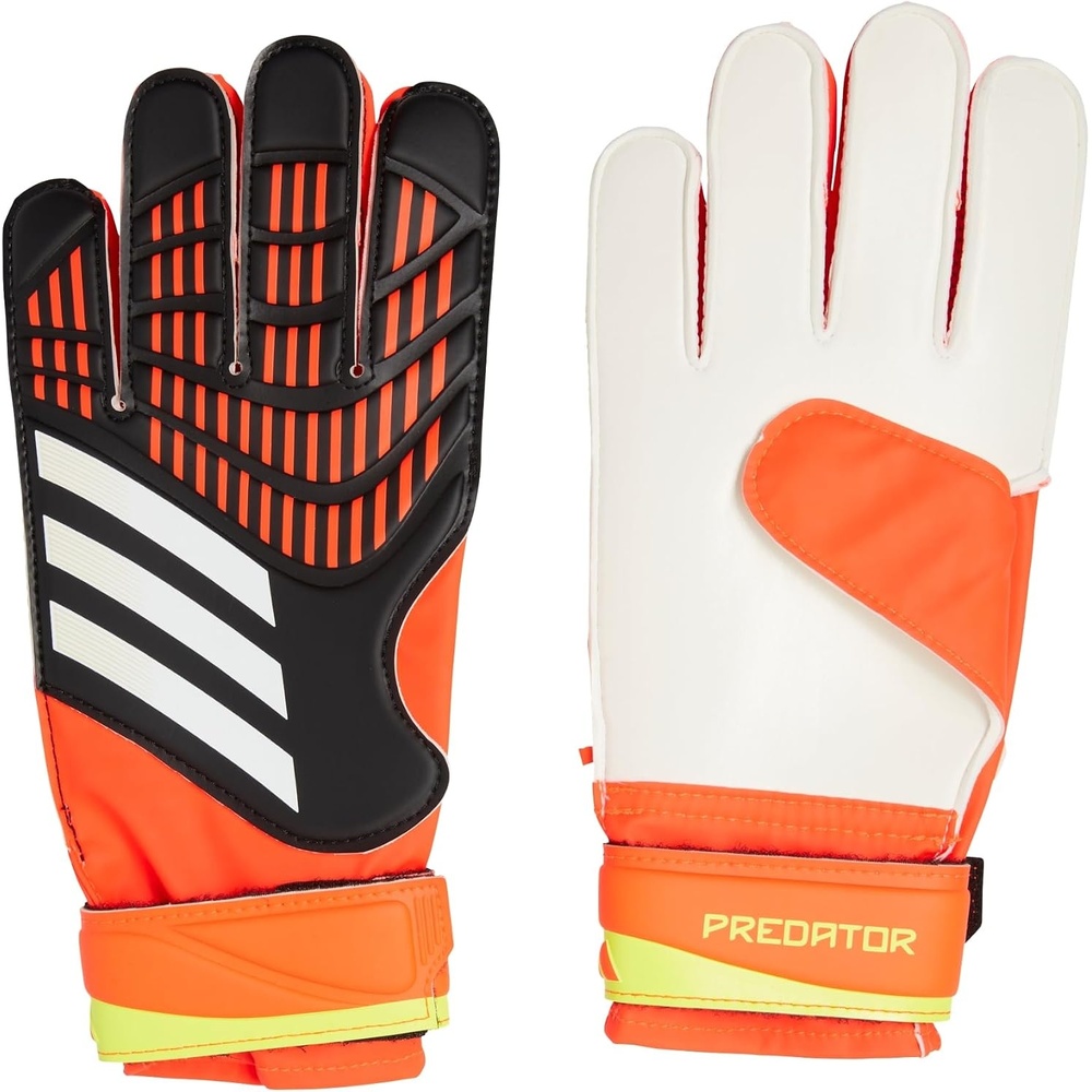 image:imageAdidas Predator Training Goalie Soccer GlovesBlackSolar RedSolar Yellow