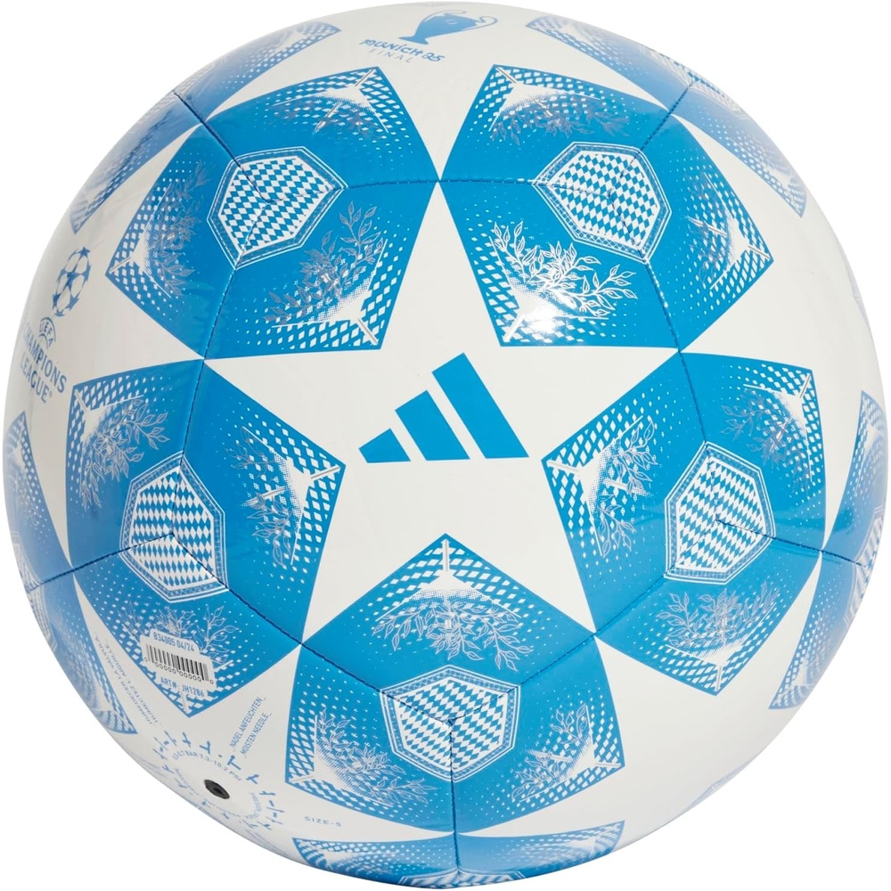 image:imageAdidas UEFA Champions League Soccer BallBright BlueWhiteSilver Metallic