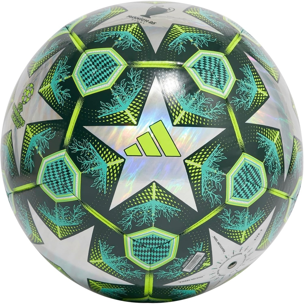 image:imageAdidas UEFA Champions League Soccer BallMulticolorShadow GreenSolar SlimeTraning