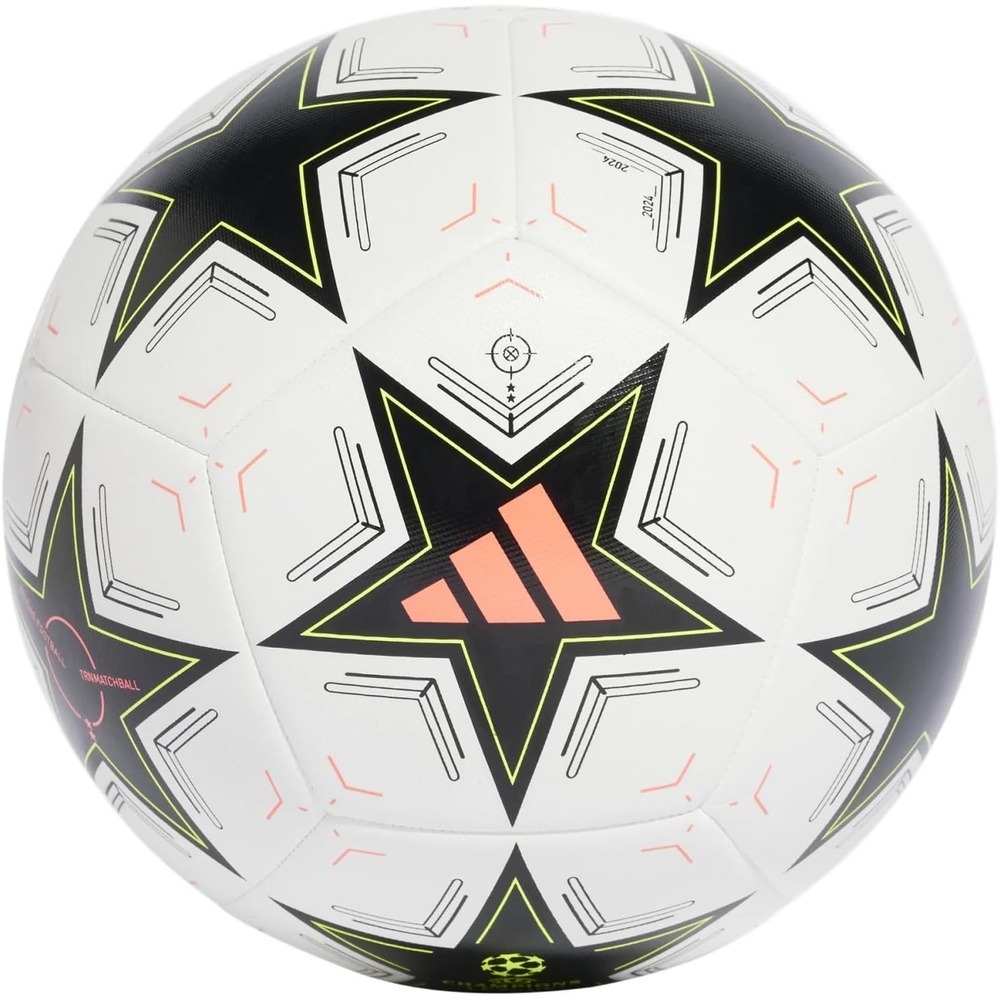 image:imageAdidas UEFA Champions League Soccer BallWhiteBlackPlatin MetallicTeam Solar Yellow