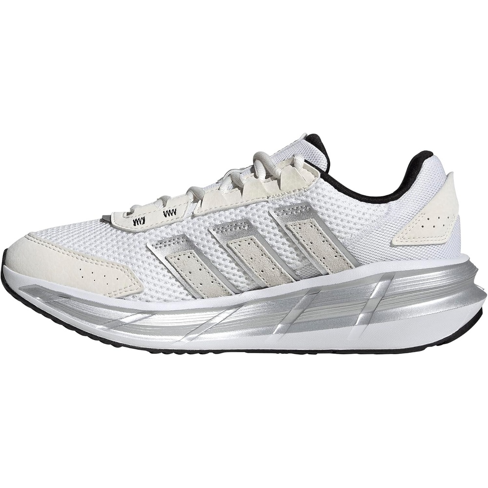 image:imageAdidas Womens AstrastarWhiteSilver MetallicChalk White