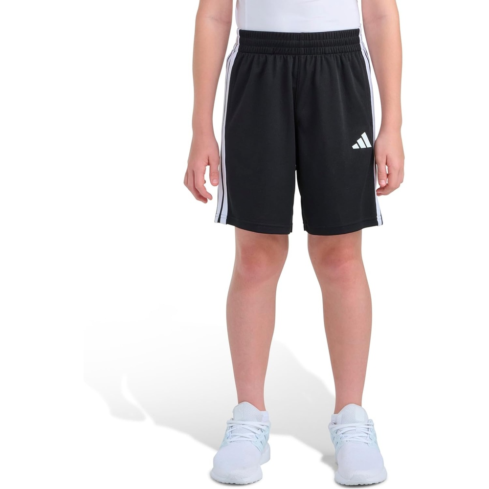 image:imageadidas 3Stripe Mesh Athletic ShortsBlack