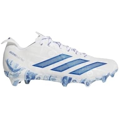 image:imageadidas Adizero Electric II SMU American Football CleatsWhiteTeam Royal BlueWhite