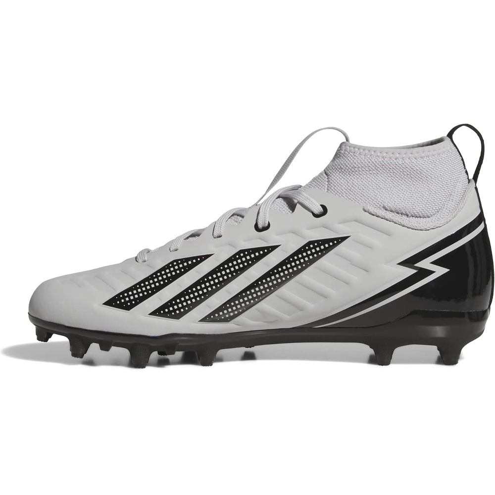 image:imageadidas Adizero Impact2 II American Football ShoesGreyBlackSilver Metallic