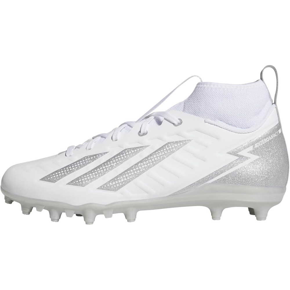 image:imageadidas Adizero Impact2 II American Football ShoesWhiteSilver MetallicWhite