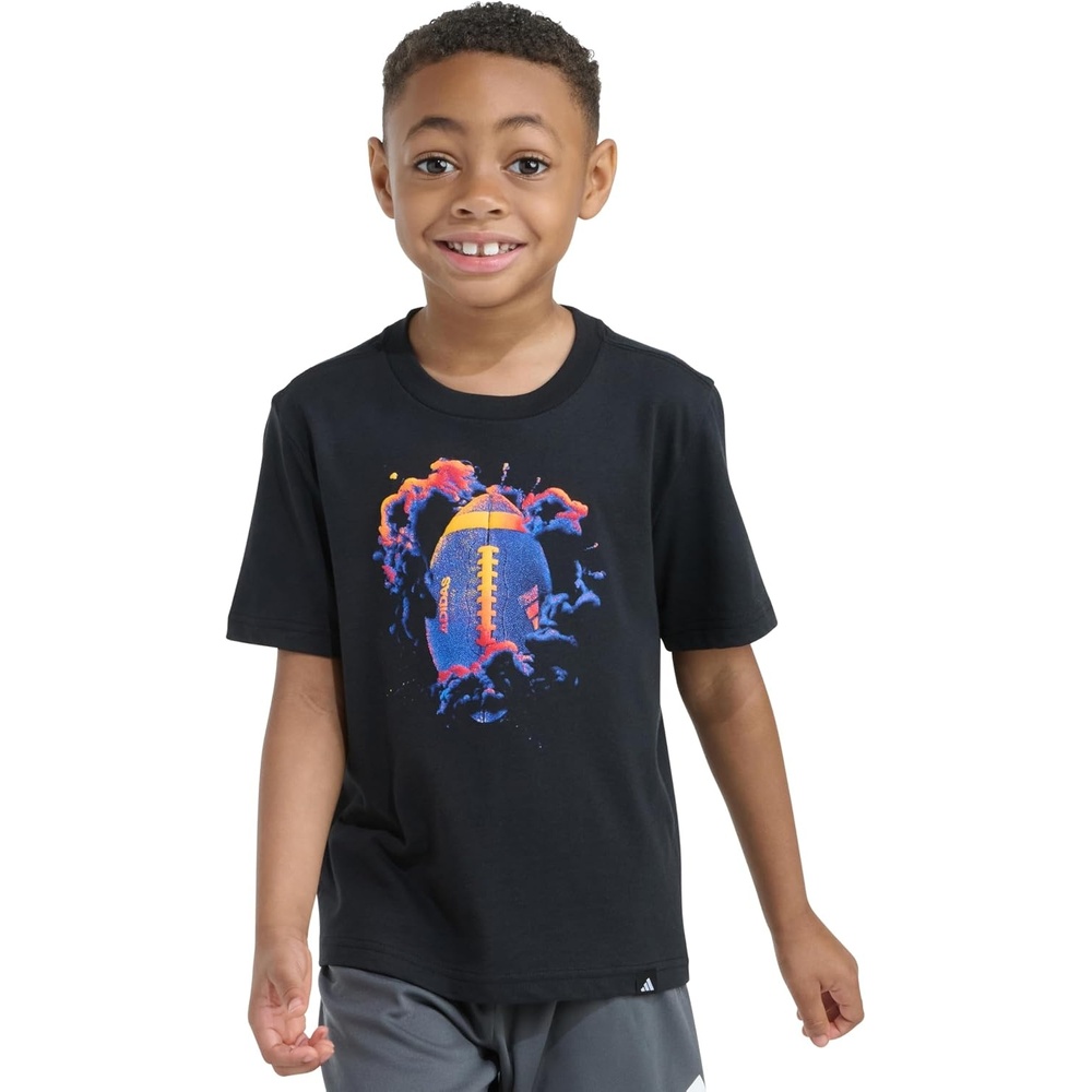 image:imageadidas Baby Boys Short Sleeve World Cup Graphic TeeBlack With Multicolor