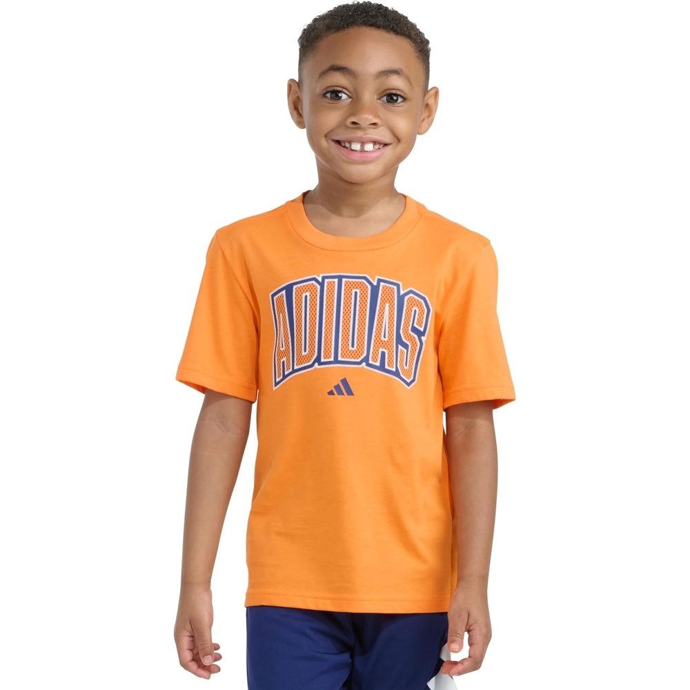 image:imageadidas Baby Boys Short Sleeve World Cup Graphic TeePure Orange