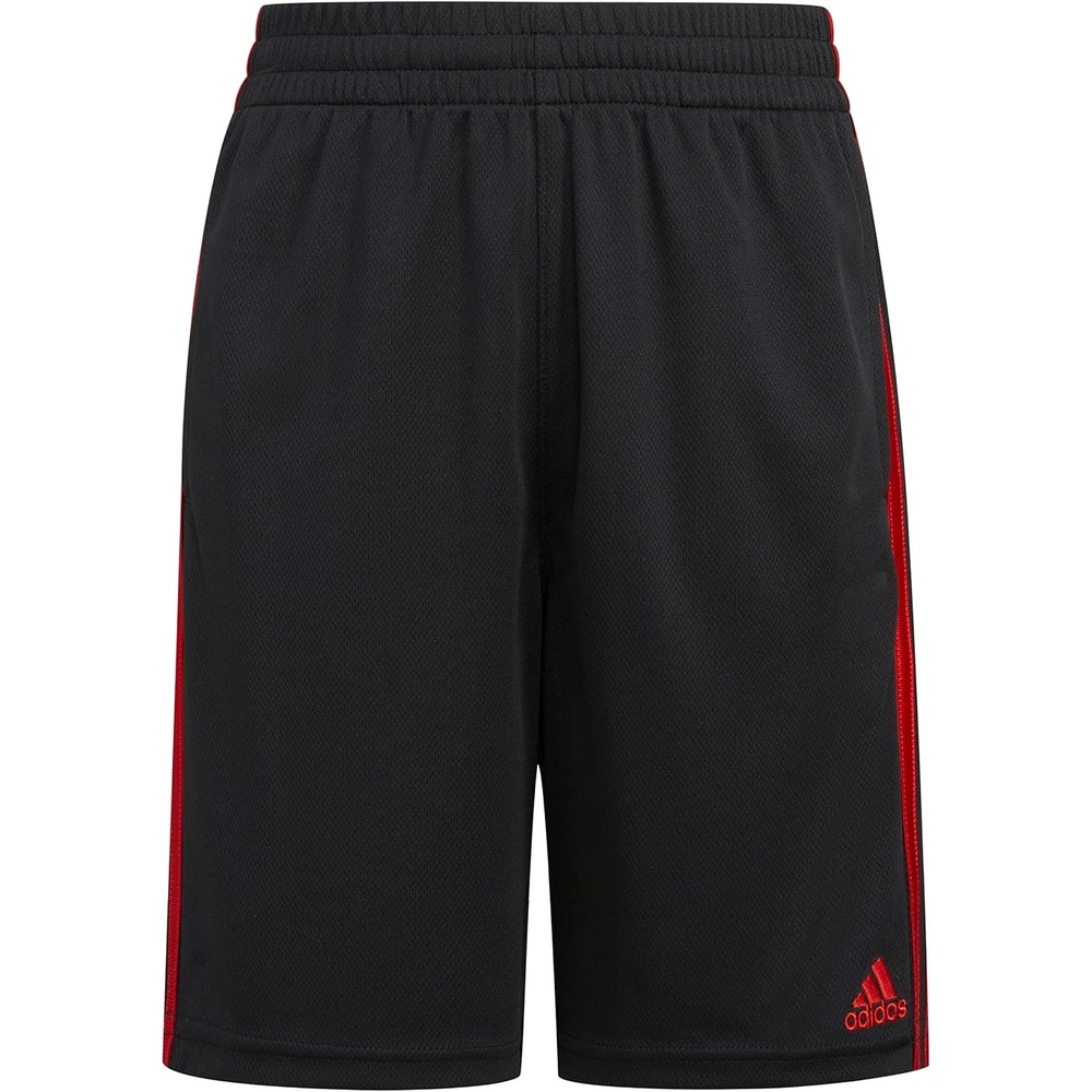 image:imageadidas Boys Classic 3Stripes ShortsBlack With Yellow